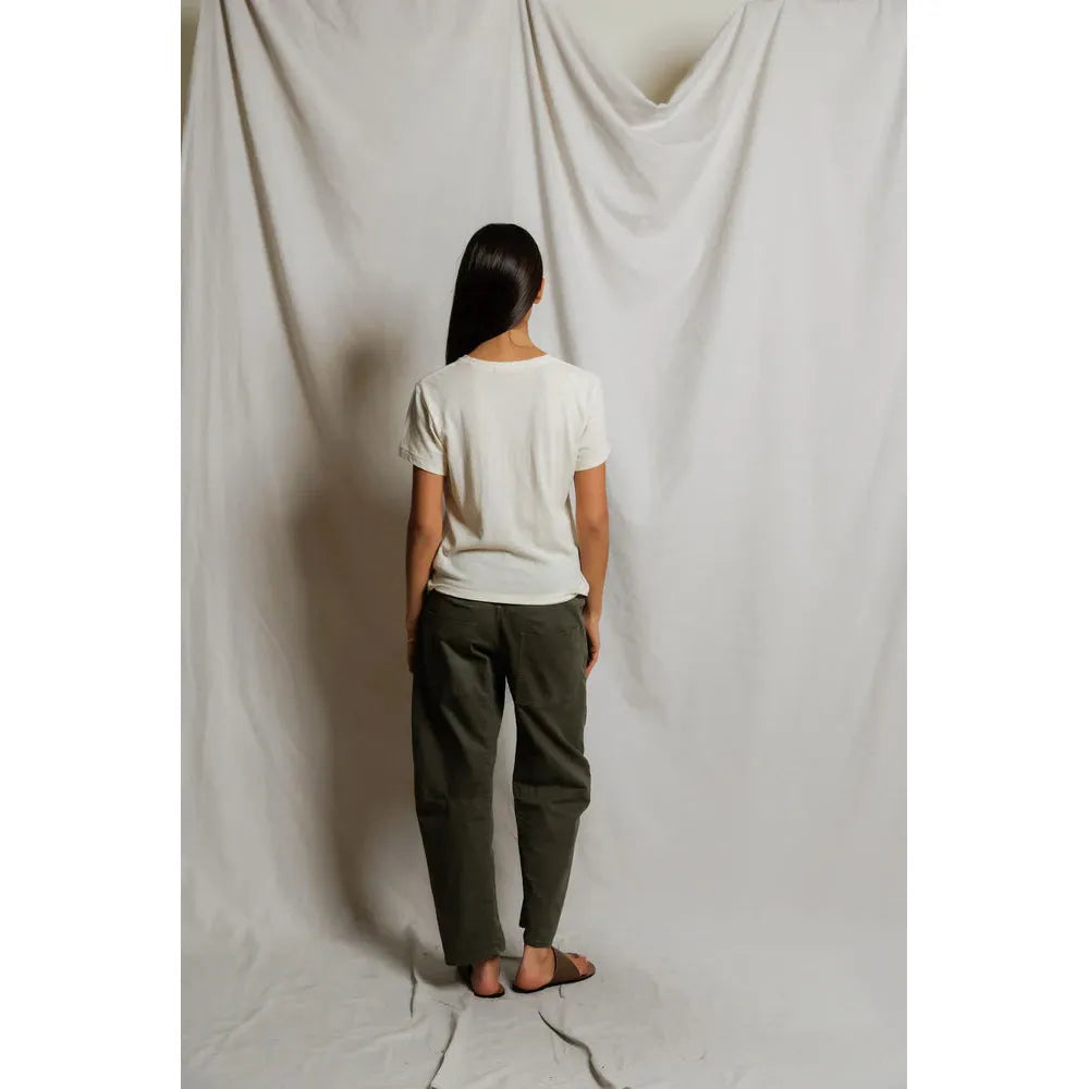 Perfect White Tee Vivian Hemp Cotton Tee - Natural  Perfect White Tee Pisces Boutique
