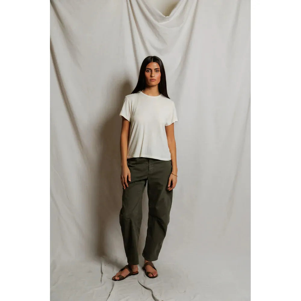 Perfect White Tee Vivian Hemp Cotton Tee - Natural  Perfect White Tee Pisces Boutique