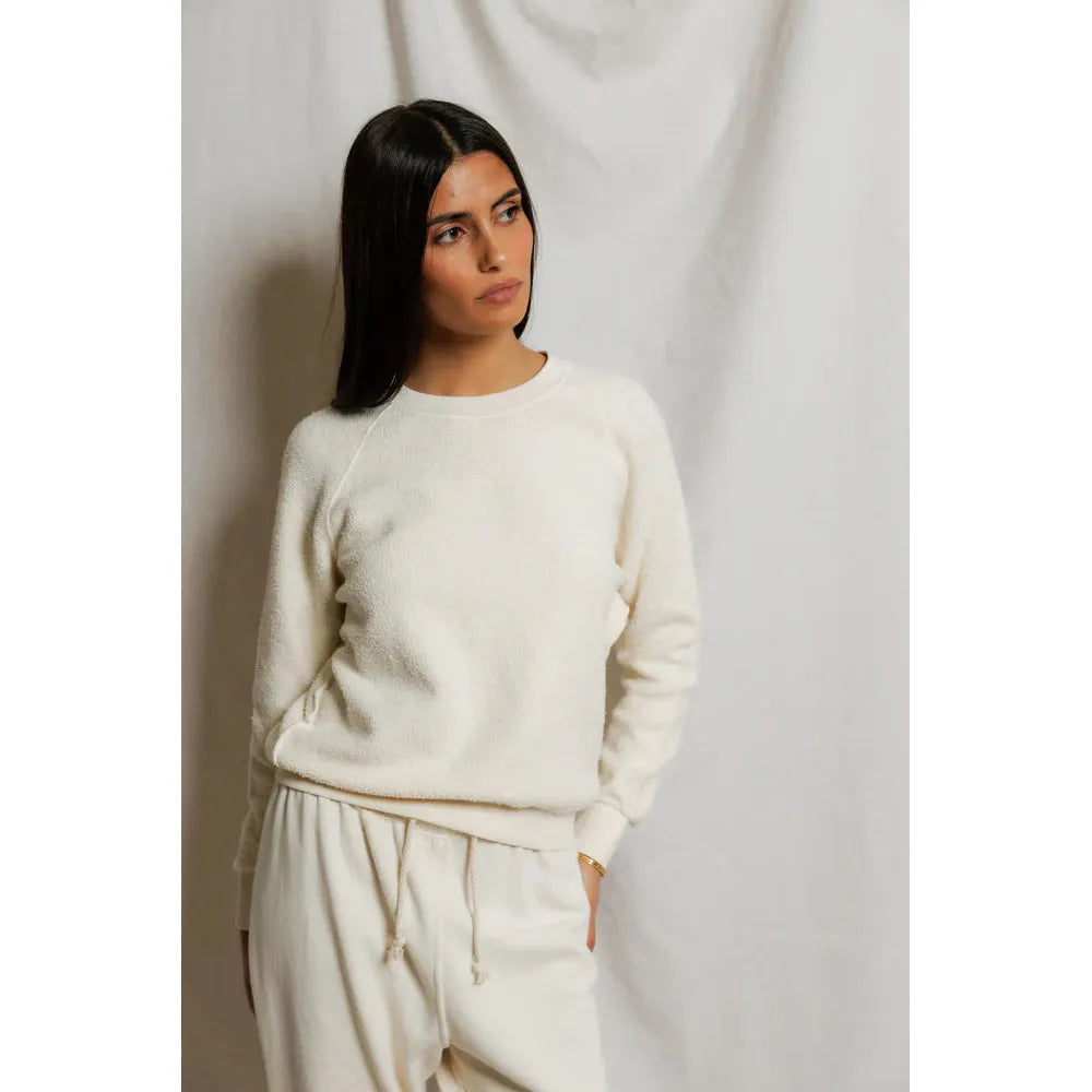 Perfect White Tee Ziggy Crewneck Sweat - Bright Ivory  Perfect White Tee Pisces Boutique