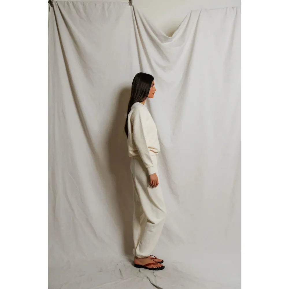 Perfect White Tee Ziggy Crewneck Sweat - Bright Ivory  Perfect White Tee Pisces Boutique
