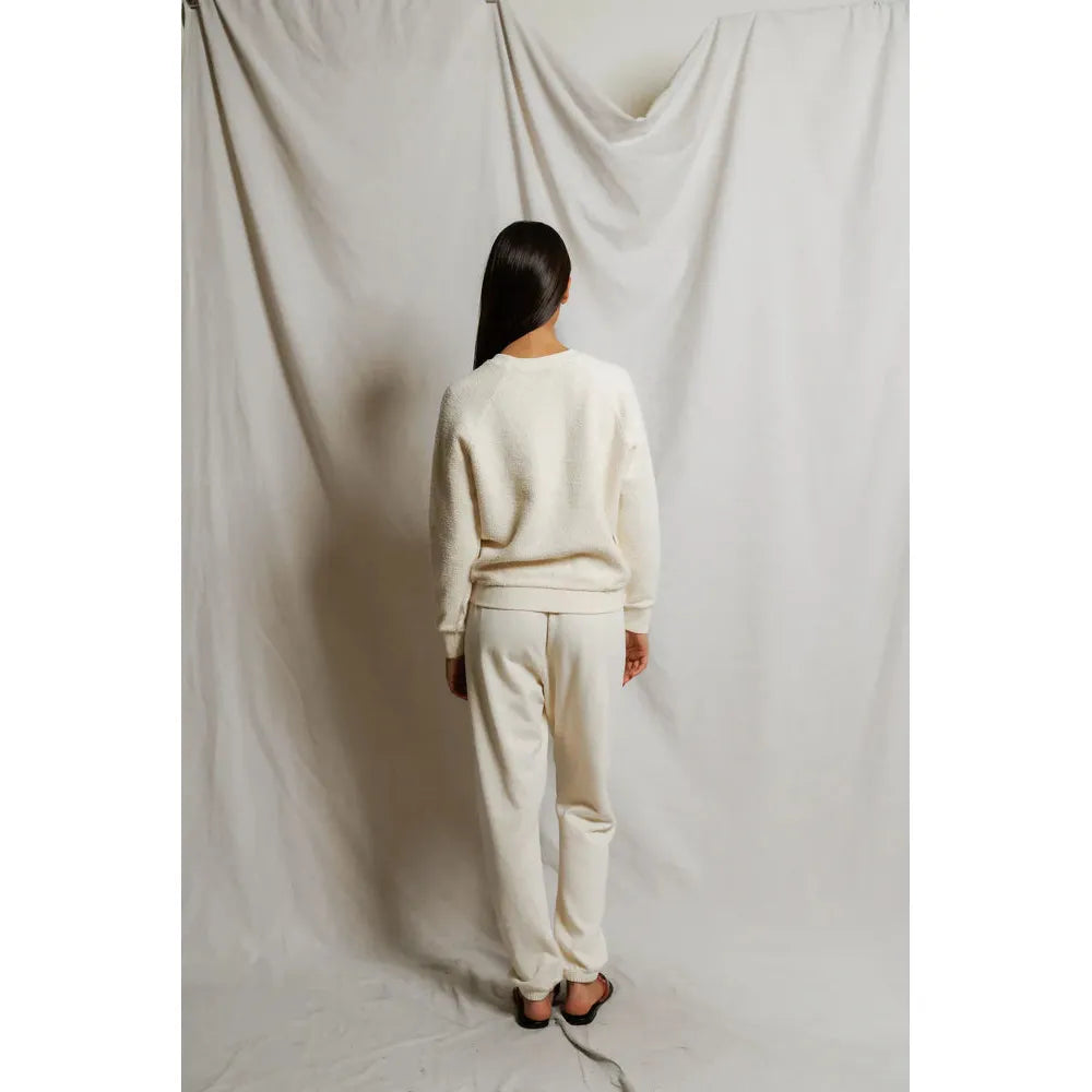Perfect White Tee Ziggy Crewneck Sweat - Bright Ivory  Perfect White Tee Pisces Boutique