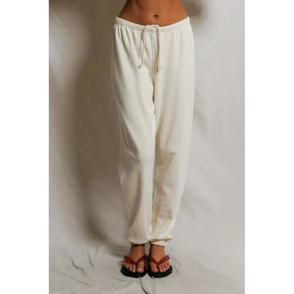 Perfect White Tee Johnny French Terry Sweatpant -Bright Ivory  Perfect White Tee Pisces Boutique
