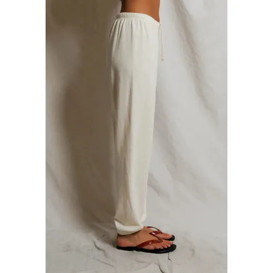 Perfect White Tee Johnny French Terry Sweatpant -Bright Ivory  Perfect White Tee Pisces Boutique