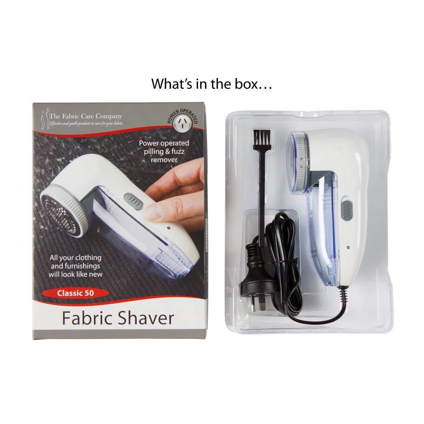 The Fabric Care Company Classic 50 Fabric Shaver