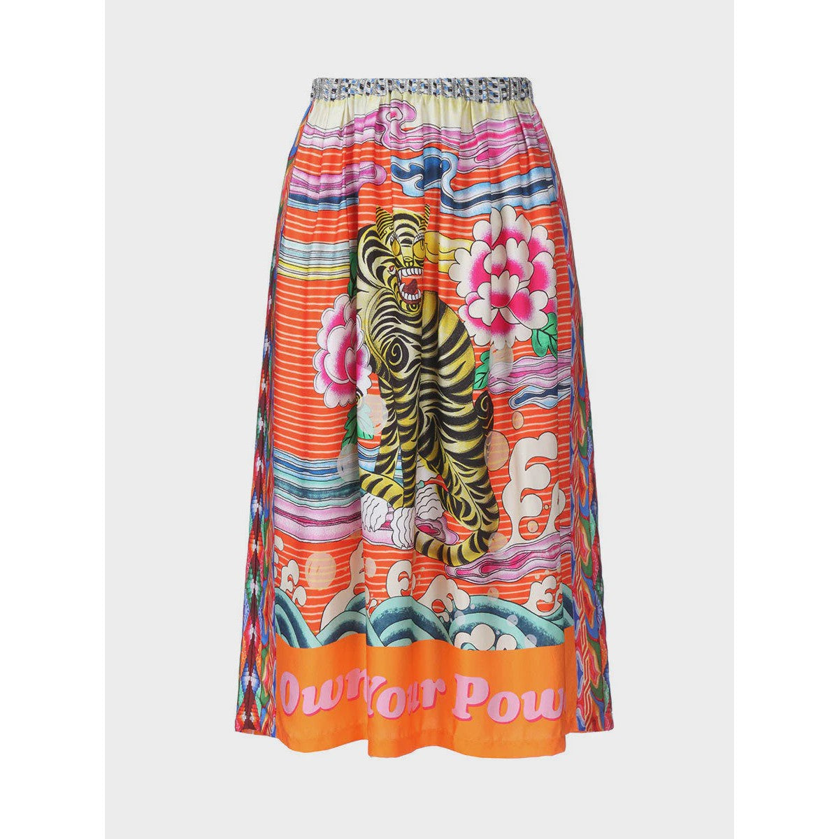ME 369 Rosalee Printed Skirt - Oriental