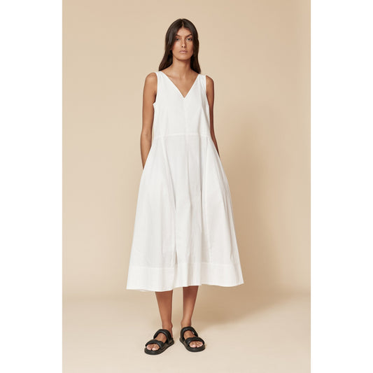 Layerd Flata Dress - Ivory  Layerd Pisces Boutique